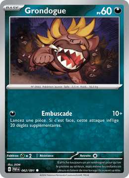 Grondogue 062/245 Pokémon Destinées de Paldea (EV4.5)