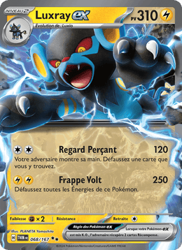 Luxray-ex 068/226 Pokémon Mascarade Crépusculaire (EV06)