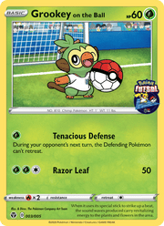 Grookey on the Ball 3/5 Pokémon Pokémon Futsal 2020 (FUT)