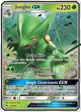 Jungko GX 22/236 — Pokémon Tonnerre Perdu (LOT)