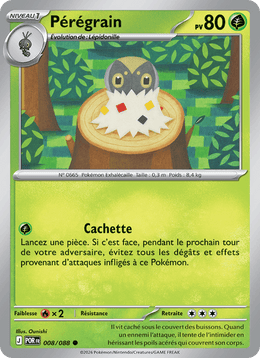 Pérégrain 008/124 Pokémon Équilibre Parfait (ME03)