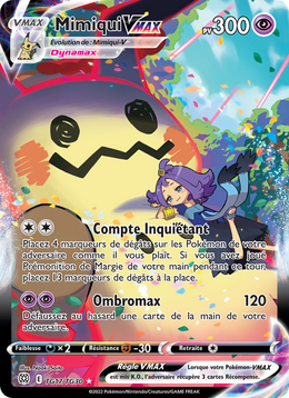 Mimiqui VMAX TG17/216 Pokémon Stars Étincelantes