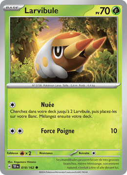 Larvibule 018/218 Pokémon Forces Temporelles (EV05)