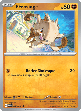 Férosinge 045/245 Pokémon Destinées de Paldea (EV4.5)