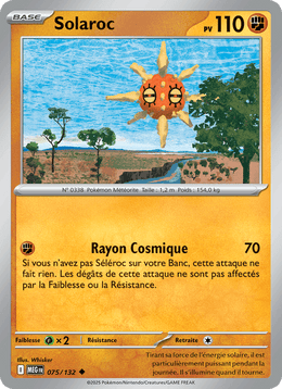 Solaroc 075/188 Pokémon Méga-Évolution (ME01)