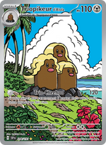 Triopikeur d'Alola - Alolan Dugtrio - Étincelles Déferlantes 208