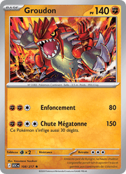 Groudon 108/295 Pokémon Héros Transcendants (ME2.5)