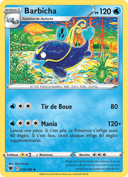 Barbicha 036/216 Pokémon Astres Radieux (ASR)