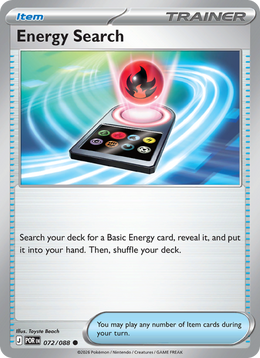 Recherche d'Énergie 72/88 — Pokémon Équilibre Parfait (ME03)