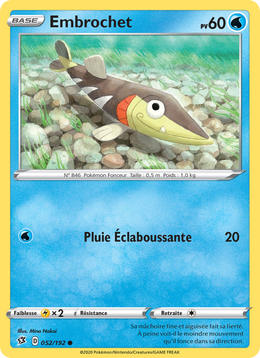 Embrochet 52/209 Pokémon Clash des Rebelles