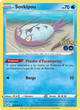 Sovkipou 025/88 Pokémon Pokémon GO