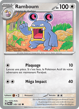 Ramboum 149/266 Pokémon Faille Paradoxe (EV04)