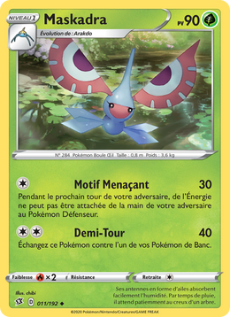 Maskadra 11/209 Pokémon Clash des Rebelles