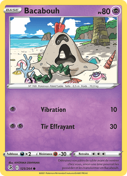 Bacabouh 125/284 Pokémon Poing de Fusion (FST)