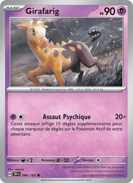 Girafarig 066/218 Pokémon Forces Temporelles (EV05)