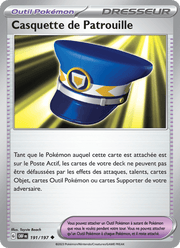 Casquette de Patrouille 191/230 Pokémon Flammes Obsidiennes (EV03)