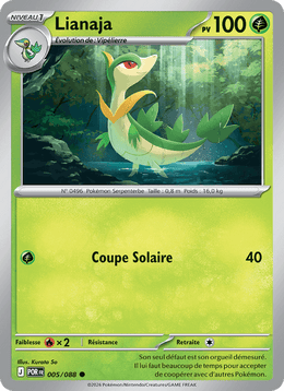 Lianaja 005/124 Pokémon Équilibre Parfait (ME03)