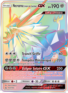 Necrozma Crinière du Couchant GX 163/173 — Pokémon Ultra-Prisme (UPR)