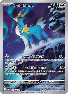 Cobaltium 144/86 — Pokémon Foudre Noire (BLK)