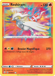 Reshiram 17/195 — Pokémon Destinées Radieuses (SHF)