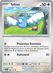 Tylton 169/230 Pokémon Flammes Obsidiennes (EV03)