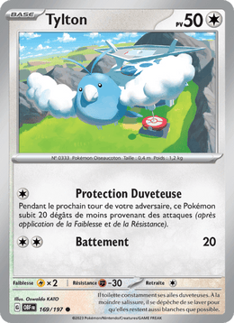 Tylton 169/230 Pokémon Flammes Obsidiennes (EV03)