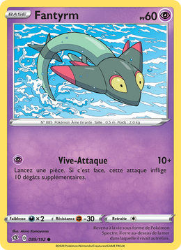 Fantyrm 89/209 Pokémon Clash des Rebelles
