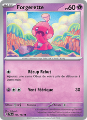 Forgerette 101/279 Pokémon Évolutions à Paldea (EV02)