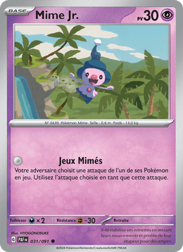 Mime Jr. 031/245 Pokémon Destinées de Paldea (EV4.5)