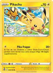 Pikachu 049/215 Pokémon Tempête Argentée (SIT)