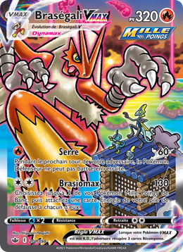 Braségali VMAX 201/233 — Pokémon Règne de Glace (CRE)