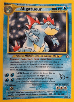 Aligatueur 4/111 Pokémon Neo Genesis (N1)