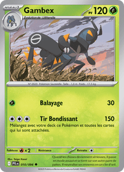 Gambex 010/130 Pokémon Flammes Fantasmagoriques (ME02)