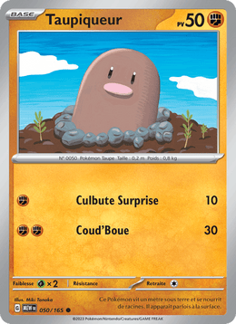 Taupiqueur 050/207 Pokémon 151 (MEW)