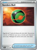 Sombre Ball 175/252 Pokémon Étincelles Déferlantes (EV08)