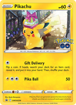 Pikachu SWSH234/PROMO — Pokémon Promo Épée et Bouclier (SWSHP)