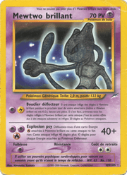 Mewtwo brillant 109/113 Pokémon Neo Destiny (N4)