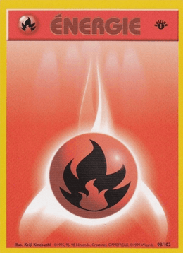 Énergie Feu 98/102 Pokémon Set de Base (BS)