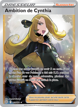 Ambition de Cynthia 169/216 Pokémon Stars Étincelantes