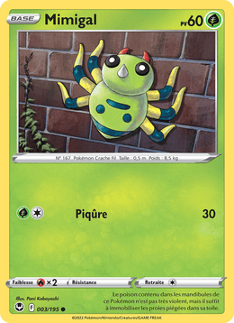 Mimigal 003/215 Pokémon Tempête Argentée (SIT)
