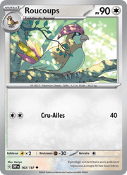 Roucoups 163/230 Pokémon Flammes Obsidiennes (EV03)