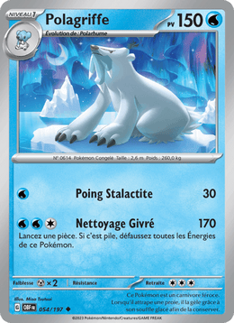 Polagriffe 054/230 Pokémon Flammes Obsidiennes (EV03)