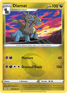 Diamat 114/237 Pokémon Évolution Céleste (EVS)