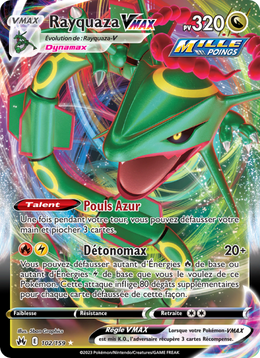 Rayquaza VMAX 102/230 — Pokémon Zénith Suprême (CRZ)