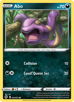 Abo 33/80 Pokémon La Voie du Maître