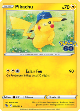 Pikachu 028/88 Pokémon Pokémon GO