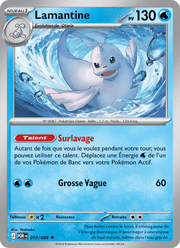 Lamantine 019/124 Pokémon Équilibre Parfait (ME03)