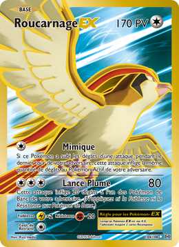 Roucarnage EX 104/113 — Pokémon Évolutions (EVO)
