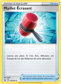 Maillet Écrasant 159/216 Pokémon Épée et Bouclier