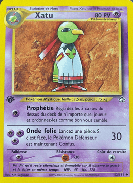 Xatu 52/111 Pokémon Neo Genesis (N1)